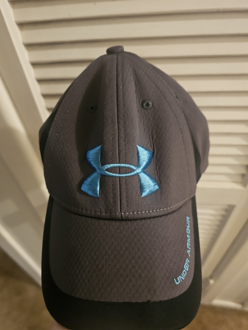 Under Armour Black Youth Cap with Subtle Gray Trim